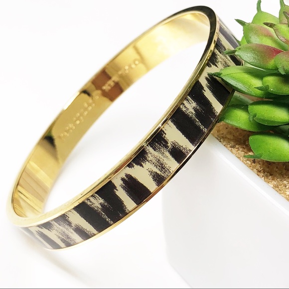 kate spade Jewelry - Kate Spade Animal Print Enamel Bangle Bracelet